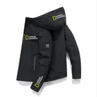 Новинка 2021 Мужская дышащая водонепроницаемая куртка с капюшоном и защитой от ветра