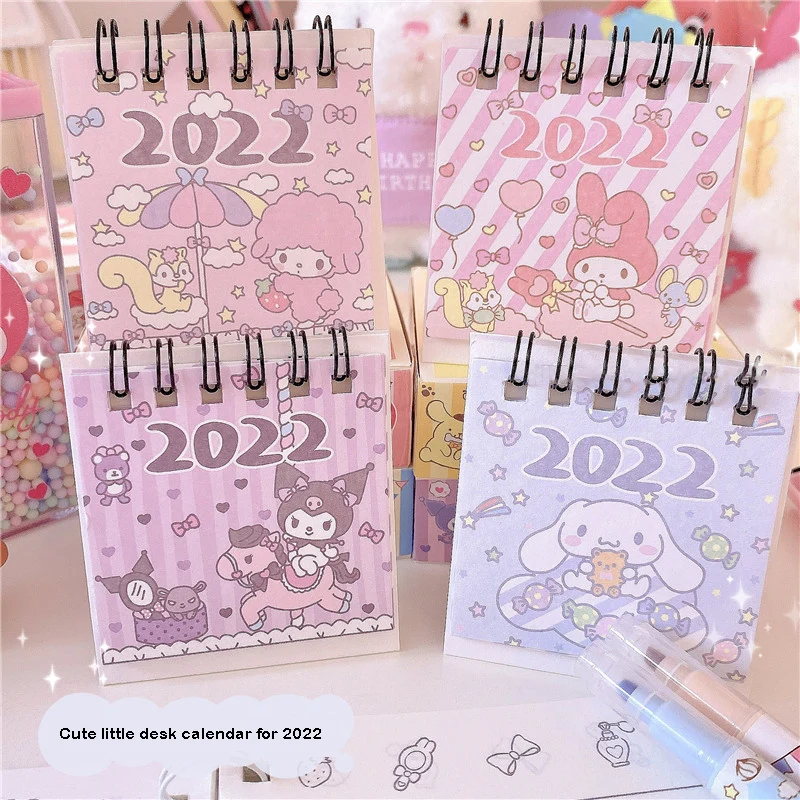 Настольный мини-календарь с аниме-рисунком 2022 | Канцтовары для офиса и дома