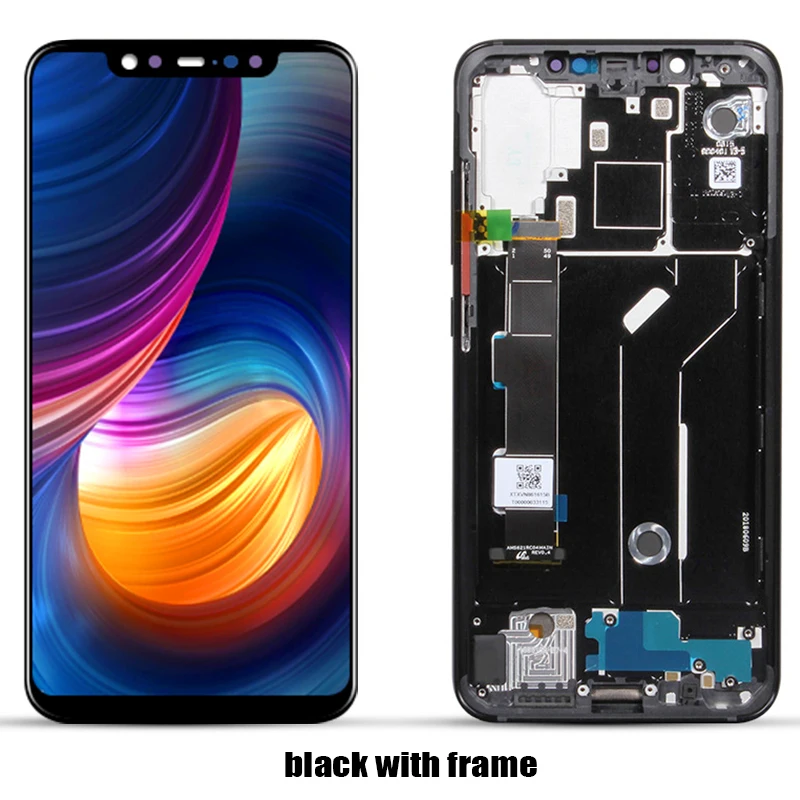 Для Xiaomi Mi 8 Mi8 ЖК-дисплей с сенсорным преобразователем в сборе для M1803E1A заменой