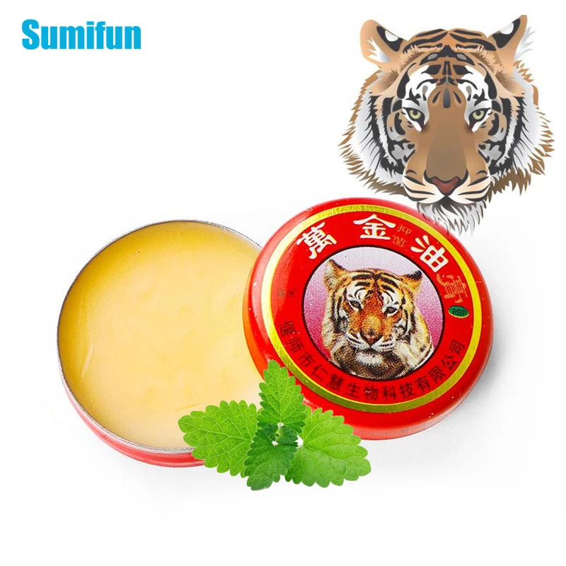 

1pcs Tiger Balm Cooling Oil Multifunction Ointment Relief Muscle Pain Flatulence Cold Headache Prevent Mosquito Bites Stings