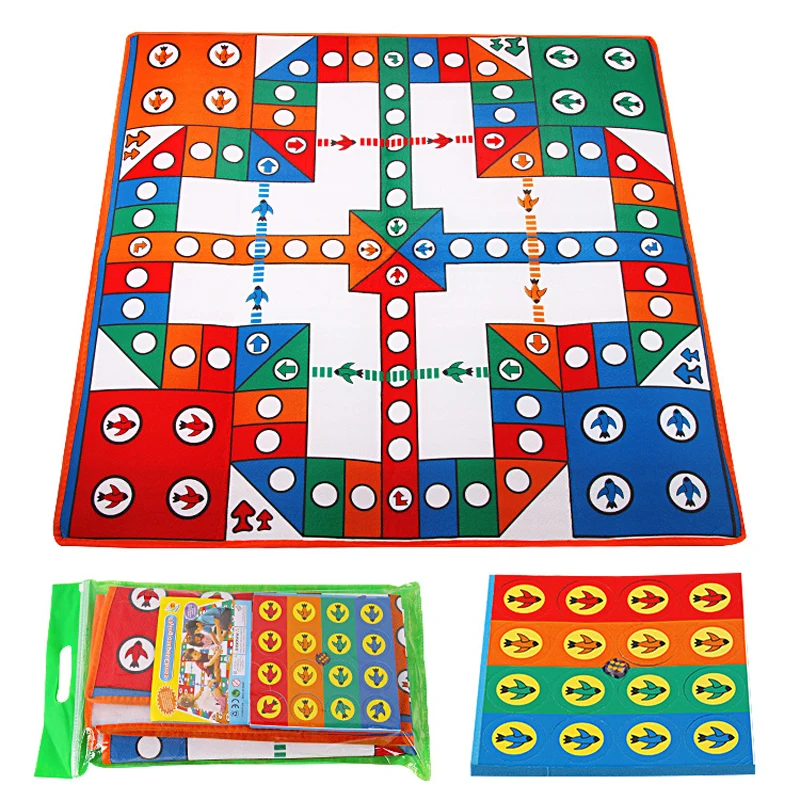 

Baby Crawling Mat Kids Play Mat Flying Chess Carpet Camping Mat Climbing Pad Rug Soft Floor Road Mat Crawling Party Game Toys