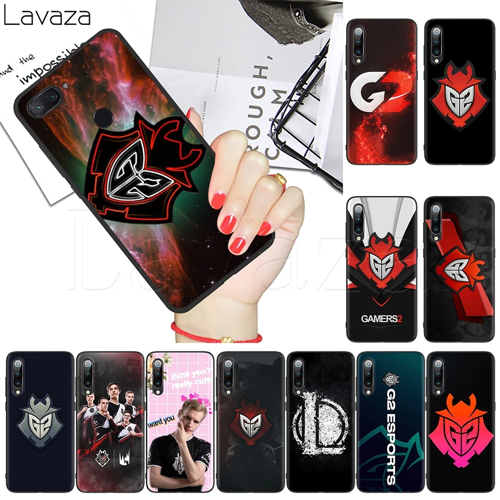 Мягкий чехол Lavaza G2 Esports Club для Xiaomi MI MAX 2S 3 6 8 9T CC9E SE A1 A2 A3 F1 Note 10 Pro Lite|Бамперы| |