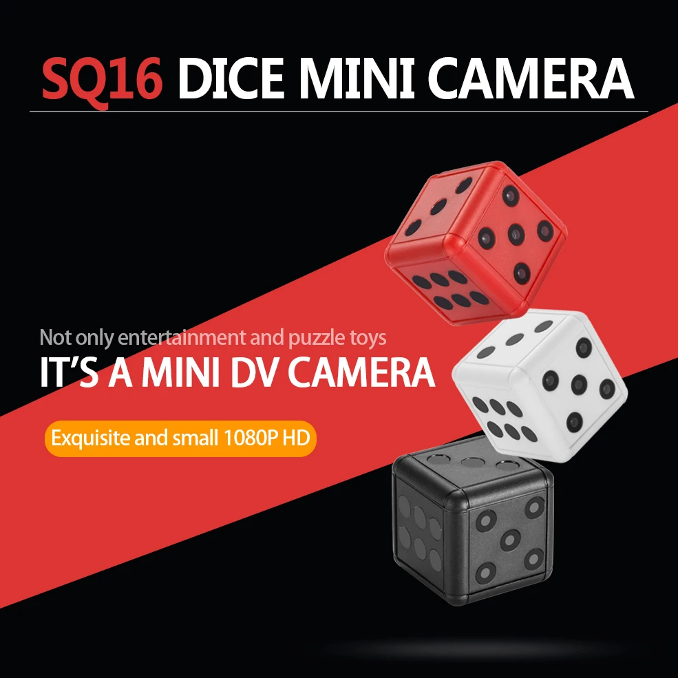 

SQ16 Dice Mini Camera Cam Night Vision Camcorder Action Mini Camera 1080P DV Video Voice Recorder Micro Camer Accept Dropshop