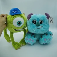 free shipping monsters university plush toys baby sulley and mike wazowski plush toy soft stuffed doll for kids gift