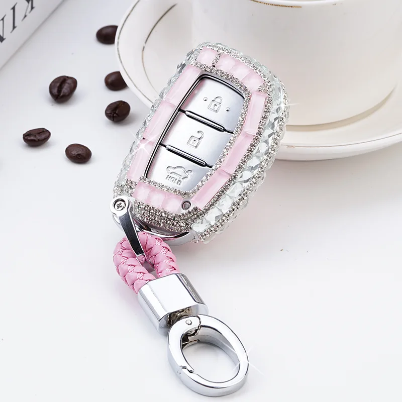 С украшением в виде кристаллов чехол для дистанционного ключа от машины крышка