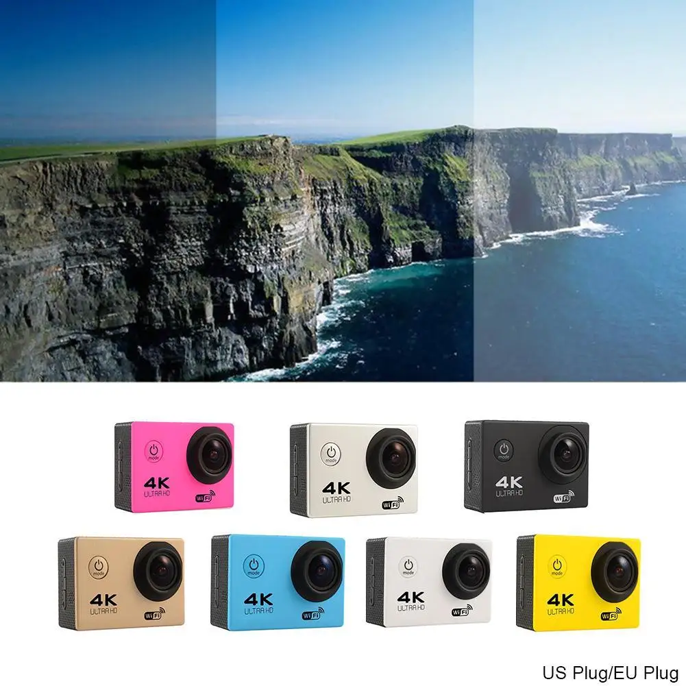 12MP 4K FHD 1080P 2 &quotwifi Спортивная экшн камера видео DVR DV Cam Водонепроницаемая
