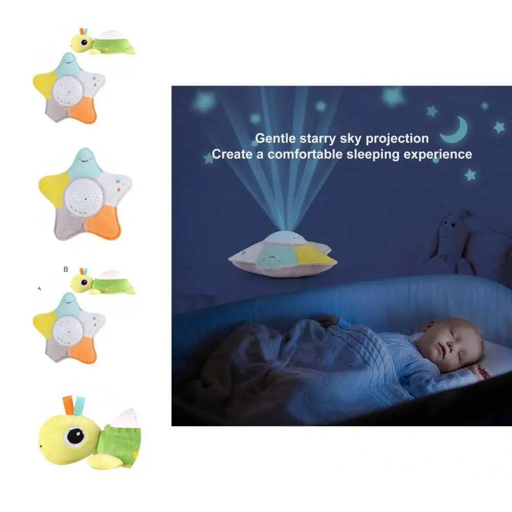 

Plush Light Detachable Soft Texture Stuffed Animal Projection Night Lamp Plush Toys with Music Plush Doll for Infant