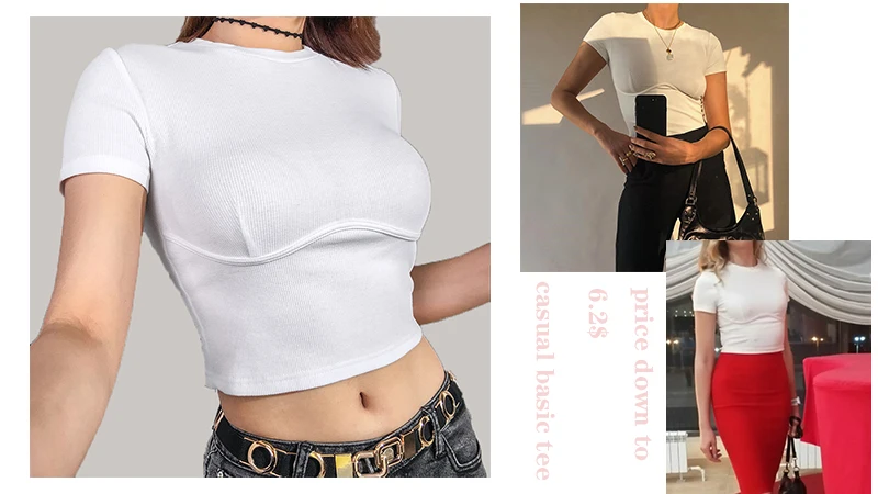 SUCHCUTE Crop Top With Flame Print Female T-Shirt Summer Sexy Streetwear Harajuku Gothic Korean Style Topics Body For Women