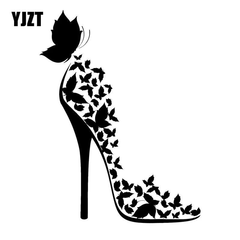 13 см * 17 1 Модный декор в виде бабочки Виниловая наклейка для автомобиля мотоцикла