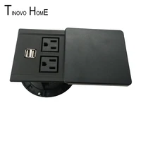 office table small socket round socket 2 american standard with usb charging