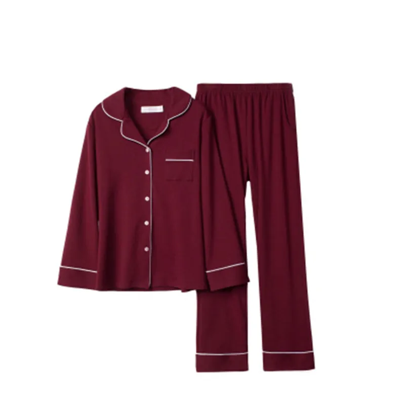 Style 11 Хлопок, пижамный комплект, сексуальный принт, длинный рукав, пижама, свободный размер, рубашка, летняя, стежка, белье, женская одежда для сна - Цвет: Style 11