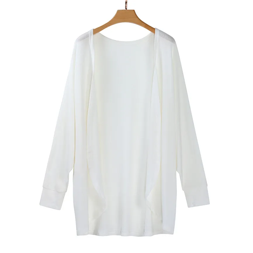 Женские куртки весна осень белые пальто вязаный кардиган женский свитер