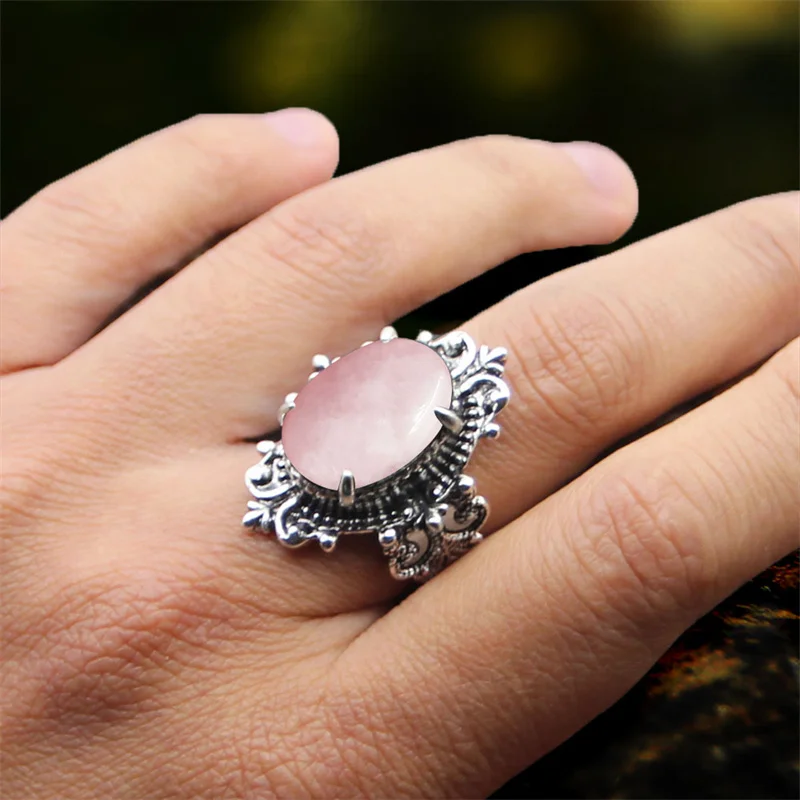 Кольца Из Натурального кварца с лазуритом для женщин антикварное кольцо из