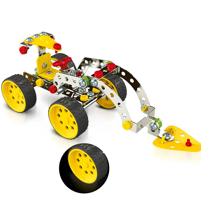 Стальные блоки игрушки для моделирования инженерное транспортное средство