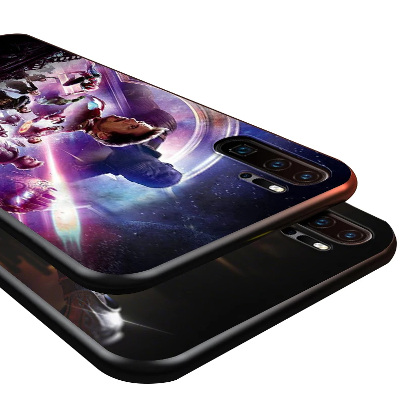 

Iron Man Marvel Avengers for Huawei P40 P30 P20 P10 P9 Lite E Pro Plus Mini 2019 2017 Black Phone Case