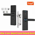 Дверной смарт-замок Tuya с дистанционной разблокировкой по отпечатку пальца, Wi-Fi