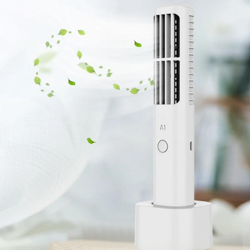 Bladeless портативный маленький вентилятор Usb Перезаряжаемый на батарейках