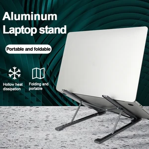 aluminum alloy portable laptop stand non slip adjustable desktop laptop holder notebook stand sfor notebook macbook pro air ipad free global shipping