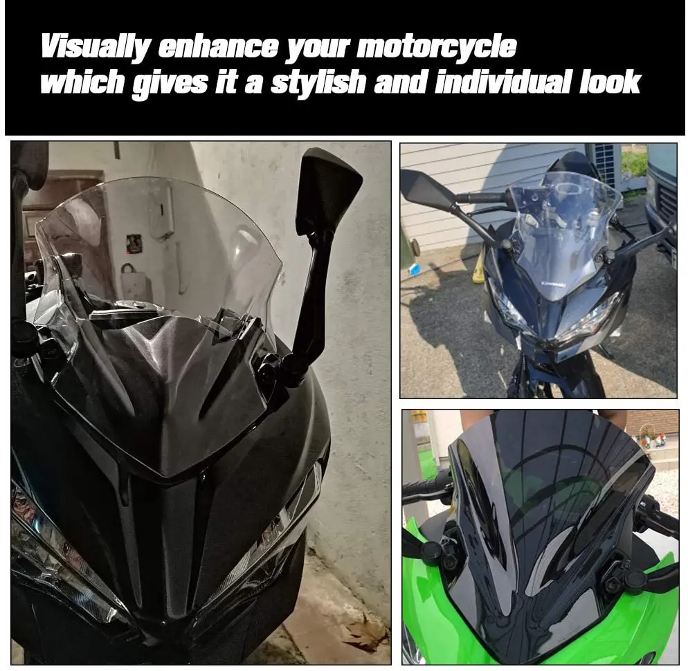 Аксессуары для мотоциклов NINJA 400 ветровое стекло ветровой экран дефлектор Kawasaki