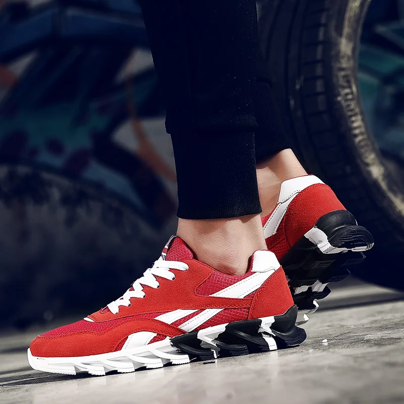 Мужская дышащая Нескользящая повседневная обувь новая уличная Удобная