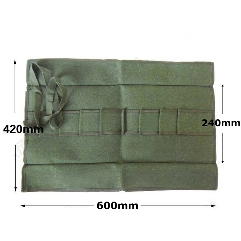 600x430Mm Japanese Bonsai Tools Storage Package Roll Bag Canvas Tool Set Case | Инструменты