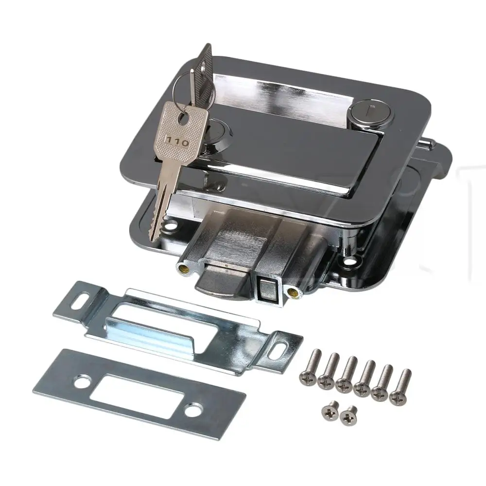 

SS6206-CH Rv Door Lock W/Deadbolt Chrome with Built-in Lock Tongue