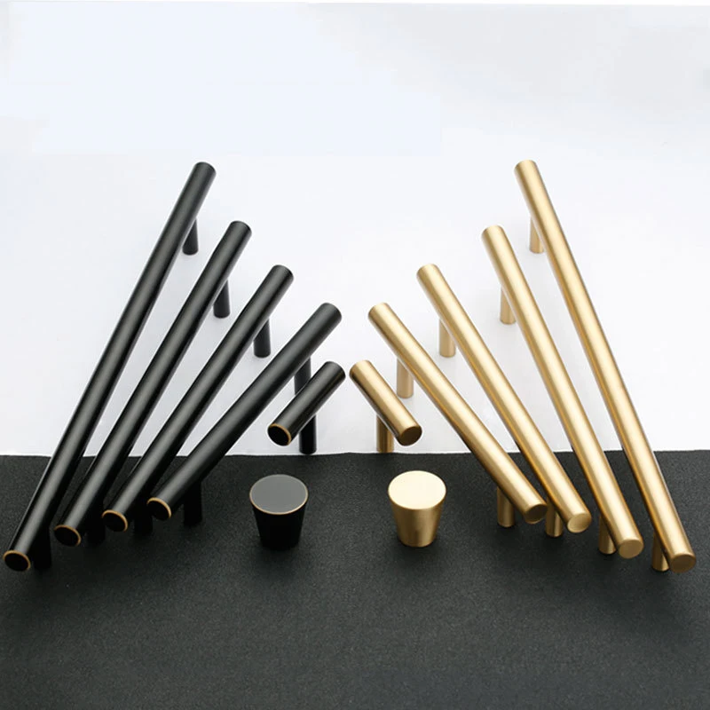 Simanfei 4 штук ручка Китайский современный минималистичный Чистый медный ящик шкаф