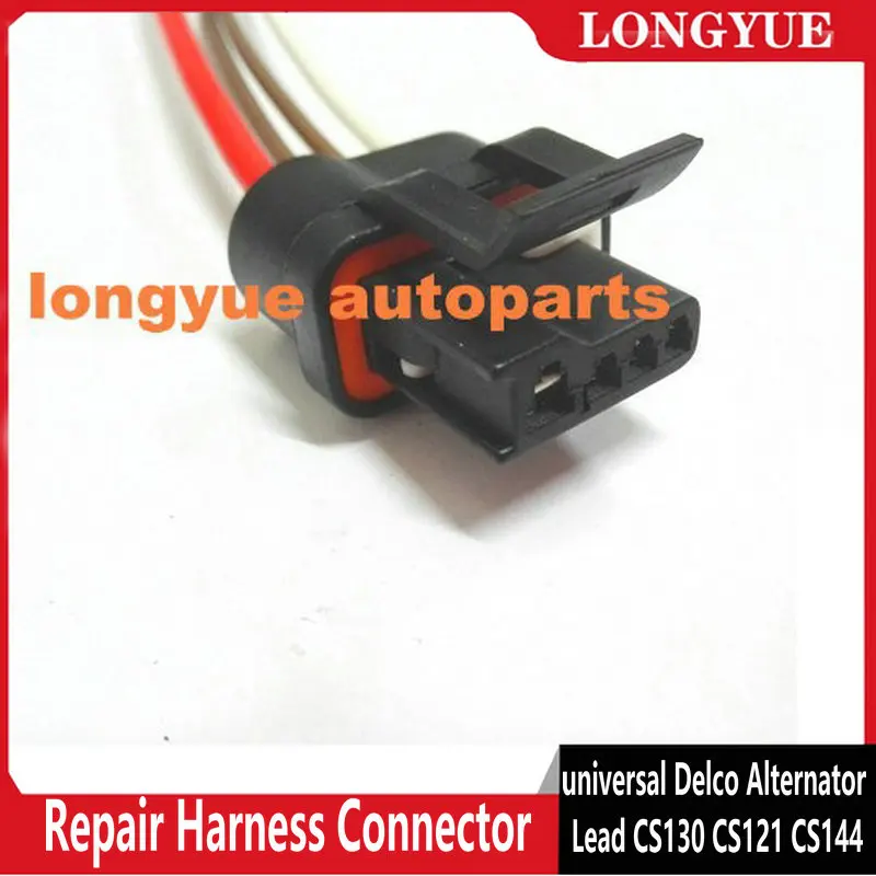 

10pcs Universal Alternator Lead CS130 CS121 CS144 Repair Harness Connector 86-96 15cm Wire for Delco
