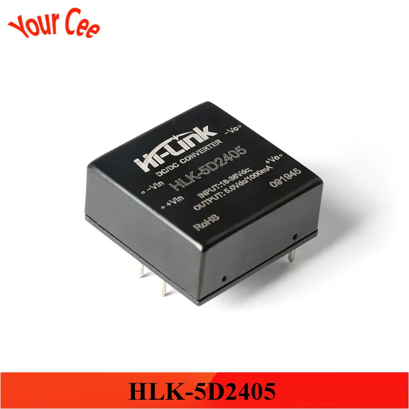 DC-DC 5W Isolated Converter Power Supply Module 12V to 5V/12V/15V 24v 5V/12V HLK-5D2405/5D1205/5D1212/5D1215/5D2412 | Электроника