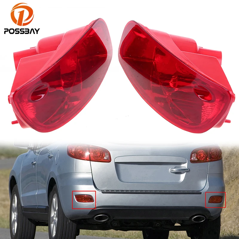 Автомобильный отражатель заднего бампера POSSBAY светильник Hyundai Santa Fe (CM) 2007 2008 2009 |
