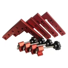 Алюминиевый L-образный зажим для вспомогательное крепление, 90 градусов, плотницкая квадратная линейка, угловая линейка