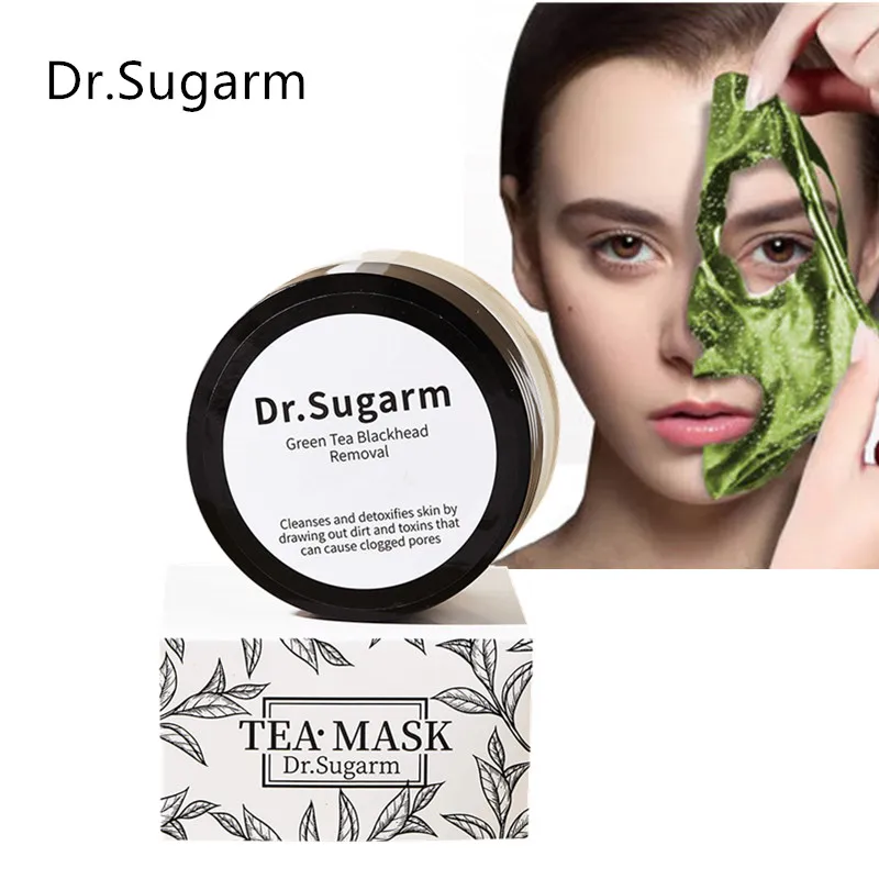 50 г Зелёный чай маска на нос от черных точек для сокращения пилинг пор лечение