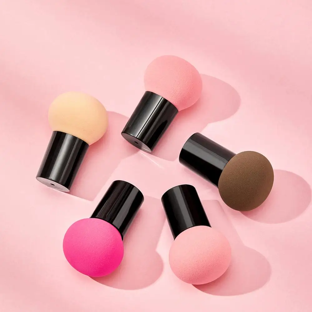 

1pcs Cosmetic Puff Powder Brush Cute Mushroom Shape Head Makeup Foundation Sponge Concealer Smooth Dry &Wet Beauty Tool