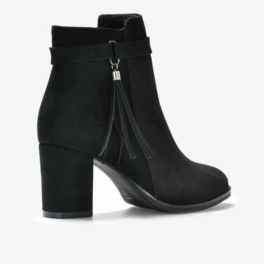 

Women Boots Mink Shoes Women Black Boots Vzn20-053K