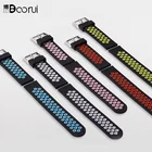 Силиконовый ремешок BOORUI для xiaomi Amazfit pace, xiaomi amazfit bip, mijia, quartz, Garmin Forerunner 645, Vivoactive 3, 20 мм, 22 мм