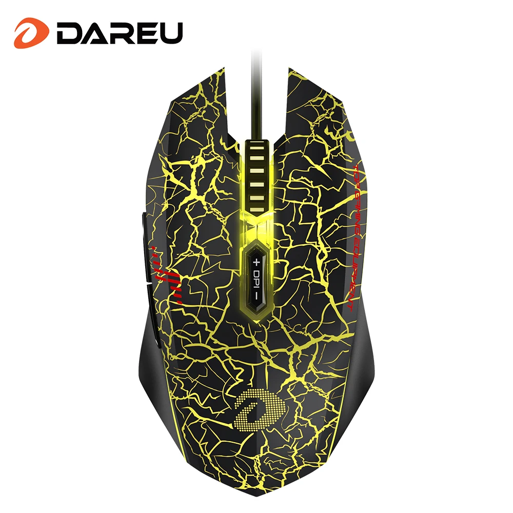 

DAREU EM915 Gaming Mouse 30 Million life 7 Button Optical Wired Mice with Backlight & Mouse Driver For Computer PC laptop Gamer