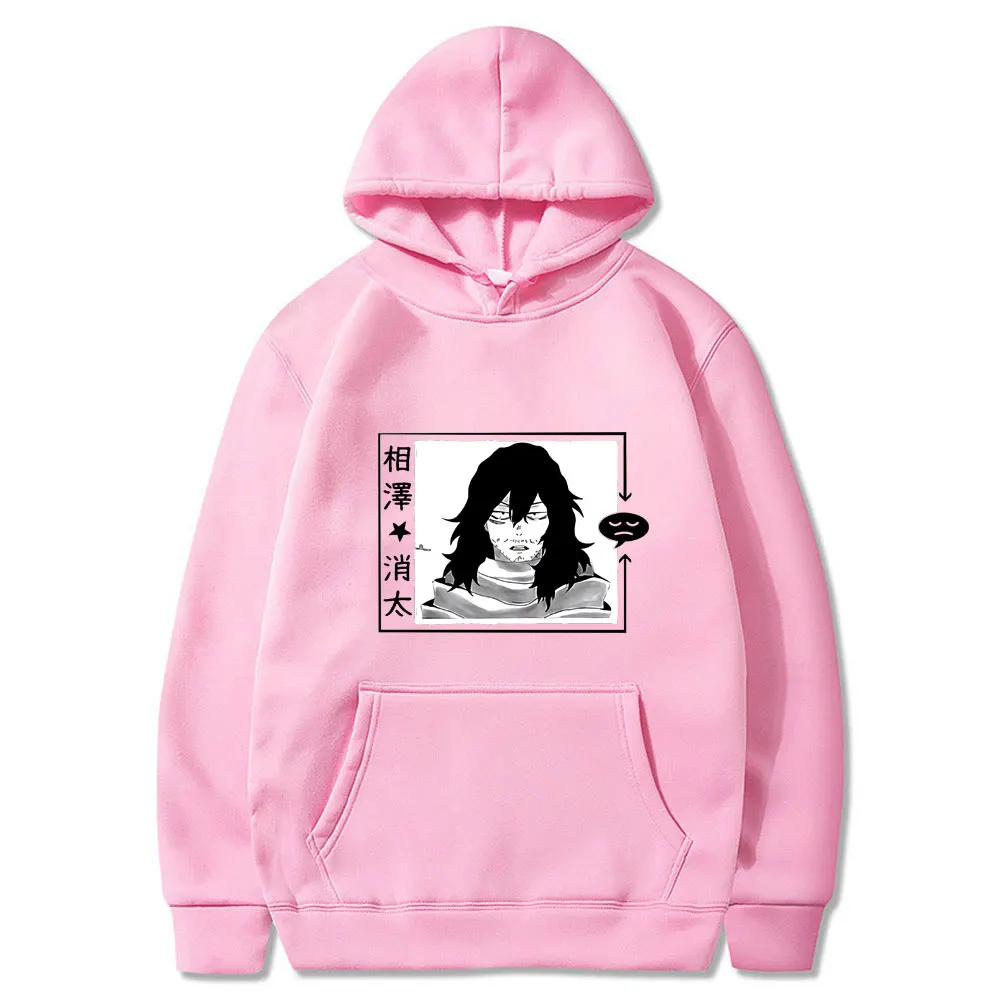 

UNISEX Sleepy Shota Aizawa Hoodies My Hero Academia Boku No Hero Anime Loose Men Long Sleeve Hoody Sweatshirt Fashion Hoodie