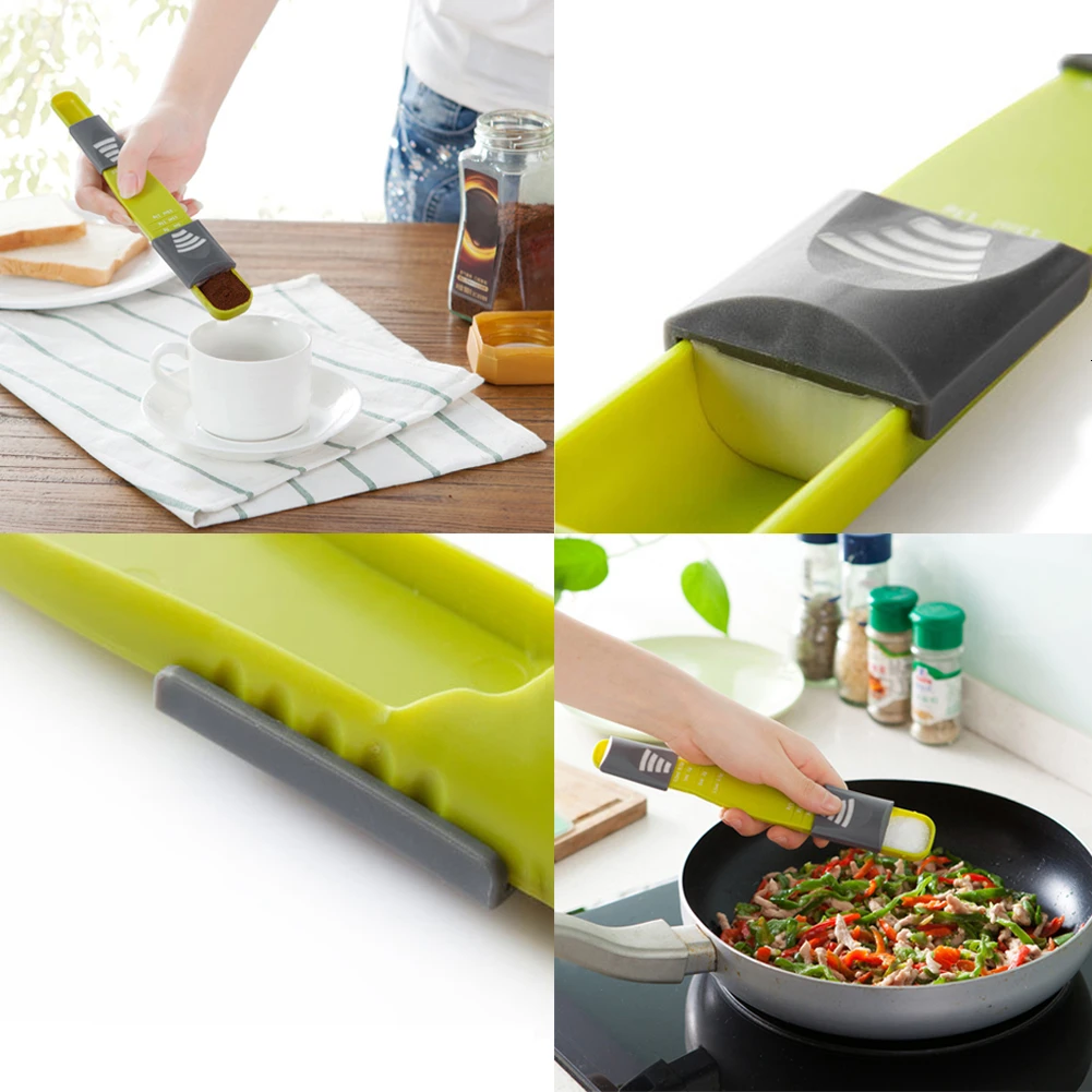 Пластиковая мерная ложка чашка с двойной головкой девять киосков регулируемая