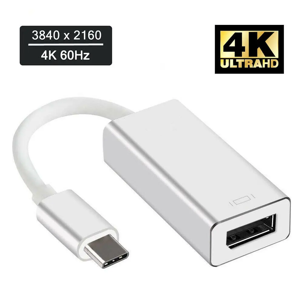 Кабель типа с displayport DP конвертер 4K 60 Гц разъемом Папа мама алюминиевый адаптер для