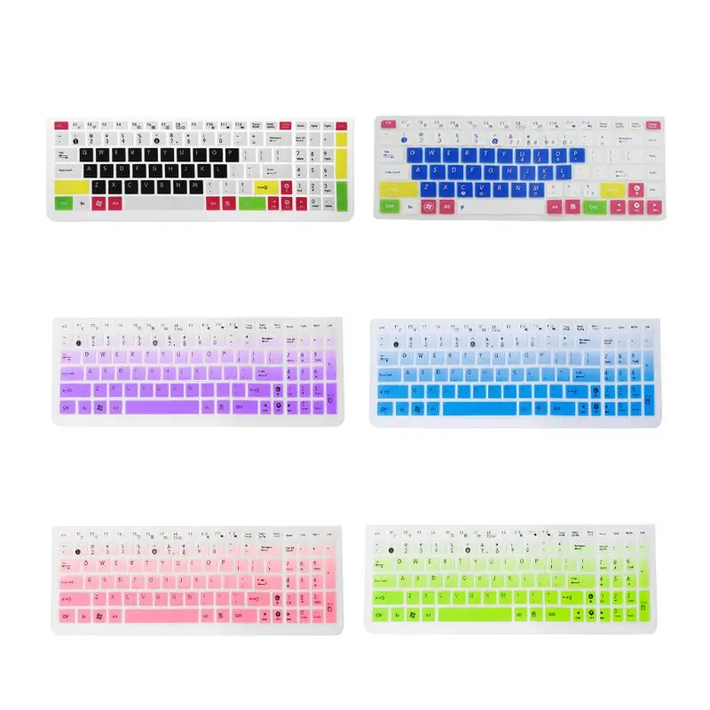 

2020 Waterproof Silicone Keyboard Protector Skin Cover Keypad Film Skin Protection dust proof film for Asus K50 Laptop Accessory