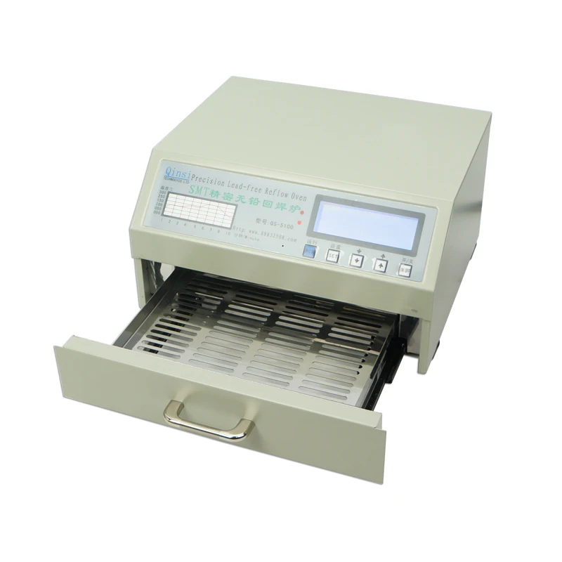 Паяльная печь QS-5100 600 Вт настольная Автоматическая Бессвинцовая SMT для паяльной