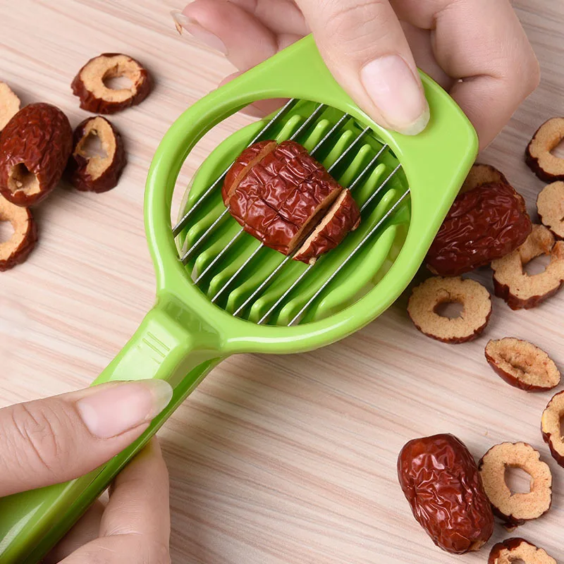 

Egg Cutter Split Valve Preserved Egg Split Slicer Kitchen Gadget Baking Accessories Jujube slices