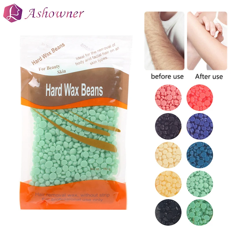 100g/Pack Unisex Wax beans Depilatory Hot Film Wax Pellet Removing Bikini Face Hair Legs Arm Hair Removal Bean For Women Men (0)
