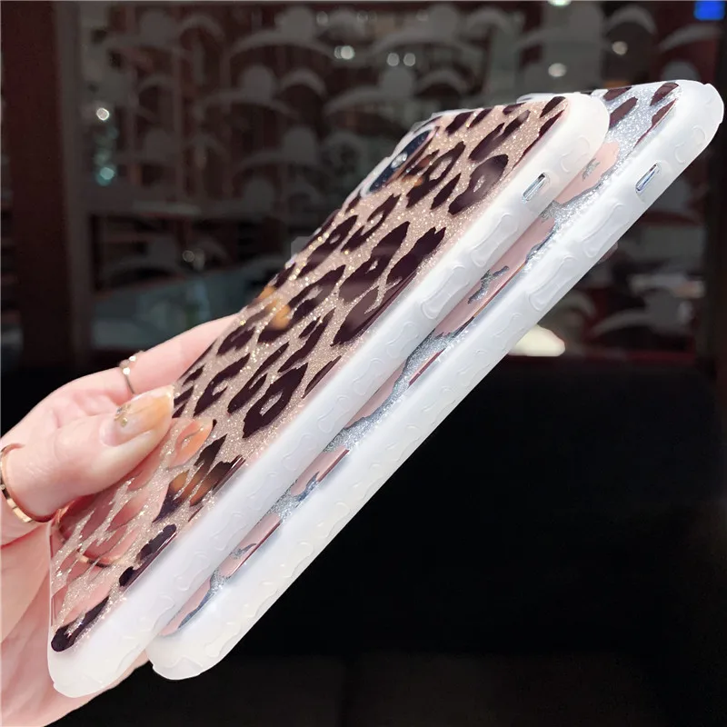 Модный Роскошный чехол для телефона с леопардовым принтом iphone 12 mini 11 Pro XS Max X XR 8 7