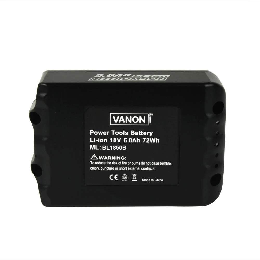 Вану для Makita li-ion 18V BL1850B 5000 мА/ч, 5,0 Ah литиевая Мощность инструменты Замена Батарея BL1815 BL1840 BL1850 LXT400