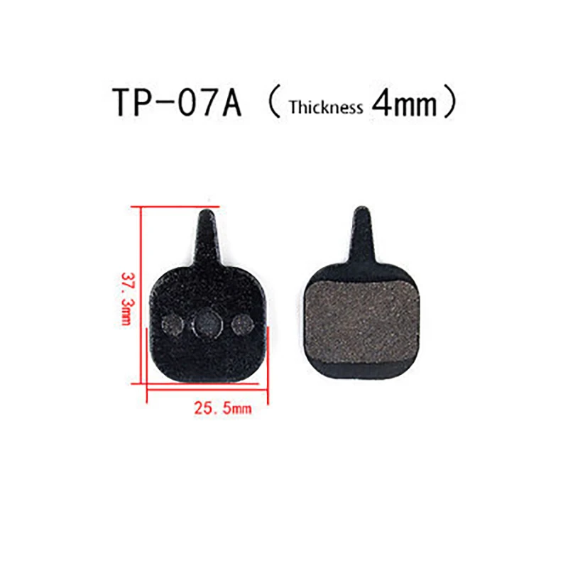 TP-07A 1 пара(2 шт.) MTB велосипедный велосипед велосипедные дисковые Тормозные колодки полуметаллические тормозные колодки для SHIMANO SRAM AVID HAYES TEKTRO Magura Formula - Цвет: TP-07A