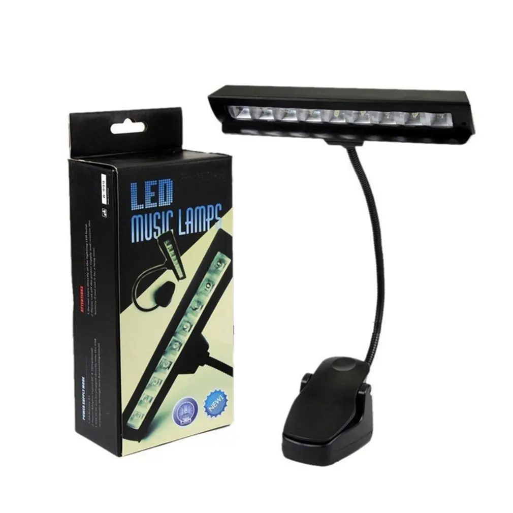 ICOCO музыкальный спектр светильник ing клип 9led батарея музыкальная подставка лампа