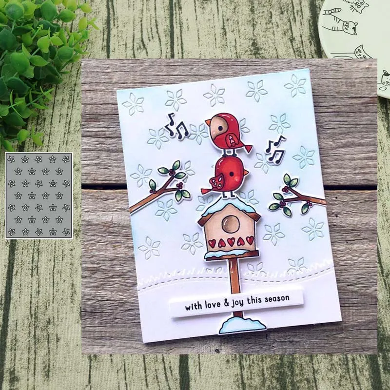 Цветочный фон металлические Вырубные штампы вырезанные для украшения