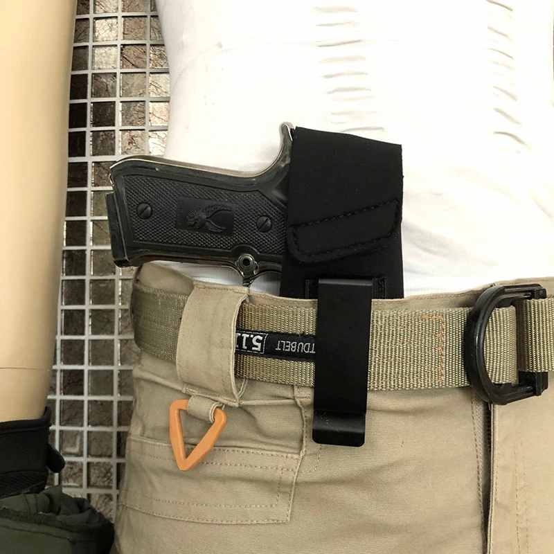 Nylon GLOCK Right Hand Pistol Concealed Carry Case Tactical Universal Gun Holster Hunting Airsoft Belt | Спорт и развлечения
