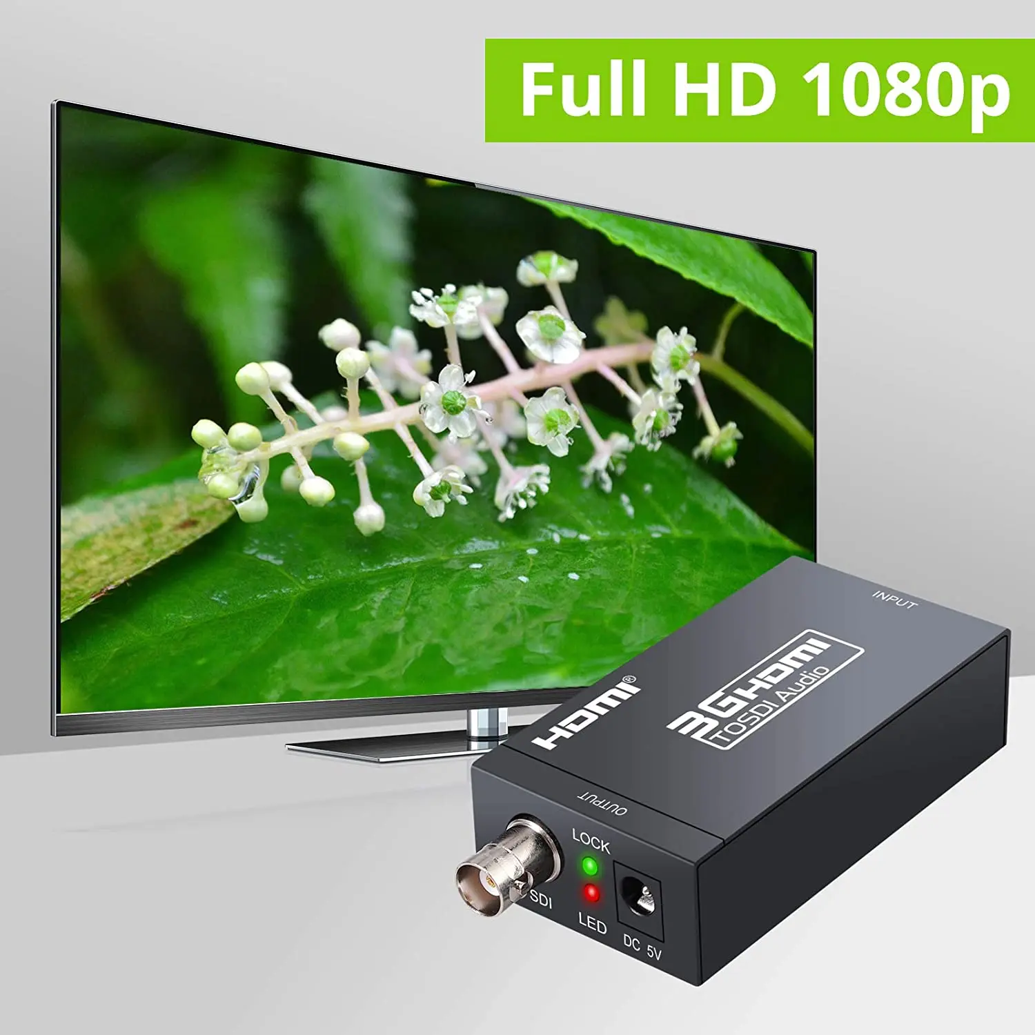 Адаптер SDI в HDMI совместимый адаптер SDI/HD SDI/3G поддержка 1080P для камеры домашнего